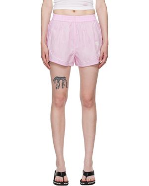 T By Alexander Wang Short de survêtement rose
