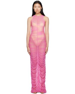 BINYA Robe Longue Lisa Rose - Rouge