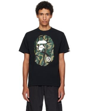 A Bathing Ape Multicolored And Big Head Star T-Shirt in