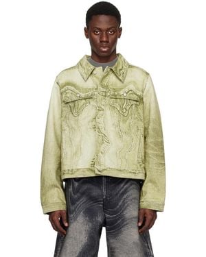 CAMPERLAB Trompe-L'Œil Denim Jacket - Natural