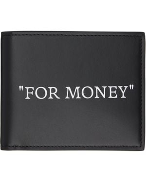 Off-White c/o Virgil Abloh Quote Bifold Wallet - Black