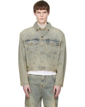 Entire studios Shrunken Denim Jacket - Grey
