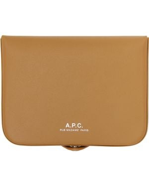 A.P.C. Josh Coin Wallet - Natural