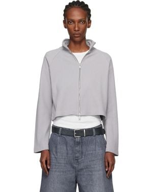 mfpen Cropped Leisure Zip Up Track Jacket - Black