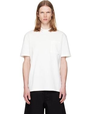 Jil Sander Off- Pocket T-Shirt - White