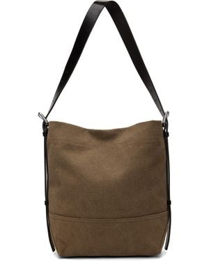 Lemaire Small Belted Tote - Brown