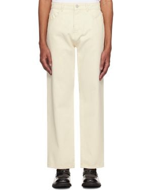 Rohe Off- Relaxed Leg Jeans - Natural