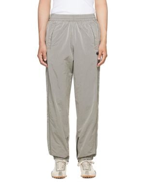 DIESEL Crinkle Effect Nylon Trousers - Grey