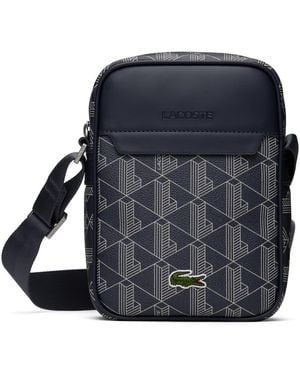Lacoste Navy 'the Blend' Keychain Feature Bag - Black