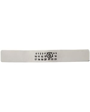MM6 by Maison Martin Margiela Silver Classic Hair Clip - Black