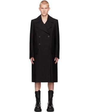 Rick Owens Porterville Slim Drella コート - ブラック