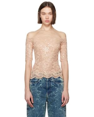 Rabanne Sequin Blouse - Blue