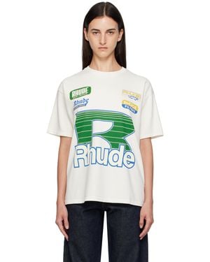 Rhude Off- Roadway Racing T-Shirt - Green