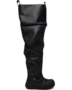 Yume Yume High Fisherman Tall Boots - Black