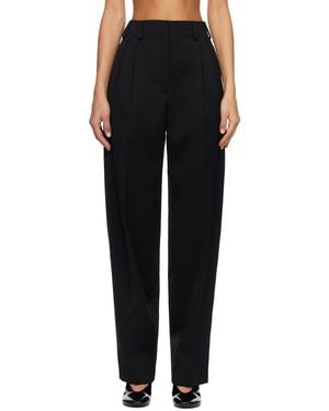 Givenchy Slashed Double Pleat Pants - Black