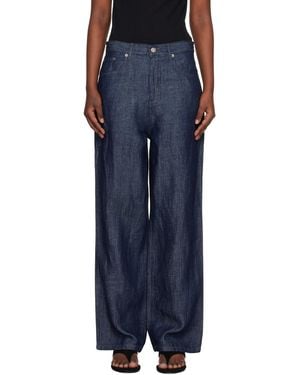 LE17SEPTEMBRE Straight Denim Jeans - Blue