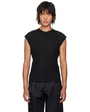 Louis-Gabriel Nouchi Corset Details Tank Top - Black