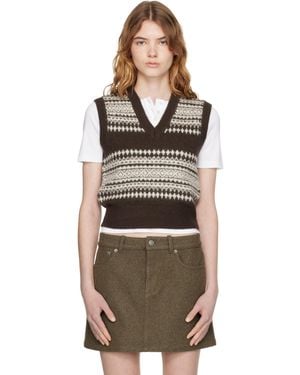 A.P.C. Wool Jumper Vest - Multicolour