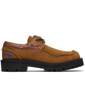Adererror Curve Bs01 Boat Shoes - Black