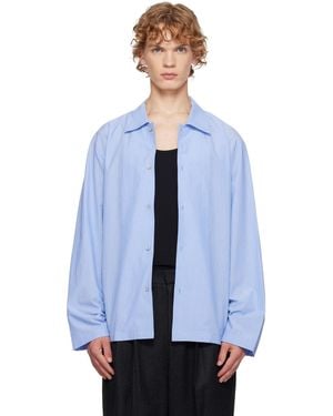 LE17SEPTEMBRE Striped Pyjama Shirt - Blue