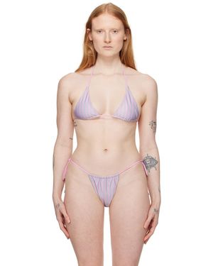 Poster Girl Elle Reversible Bikini Top - Pink
