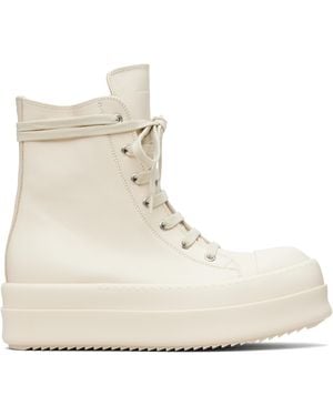 Rick Owens Off- Temple Mega Bumper Trainers - White