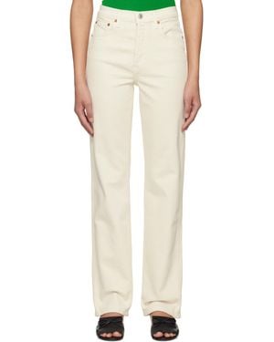 RE/DONE High Waist Loose Jeans - White