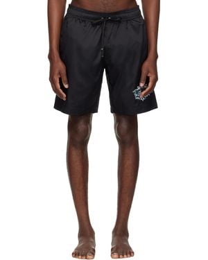 Amiri Chateau Crest Swim Shorts - Black
