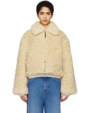 Axel Arigato Blouson Dakota En Peau Retournée Synthétique - Neutre