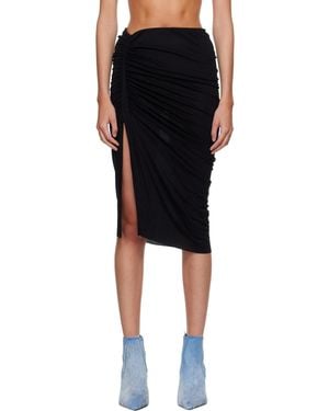 Rick Owens Tower Edfu Midi Skirt - Black