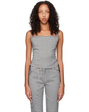 Miaou Ssense Work Capsule – Black & White Vallois Corset