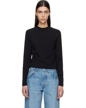 Jacquemus 'The Gros Grain Long-Sleeve' T-Shirt - Black