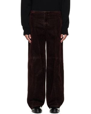 Jean Paul Gaultier Minimal Moto Trousers - Black