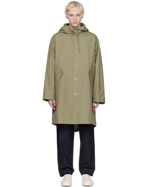 Jil Sander カーキ オーバーサイズ コート - グリーン
