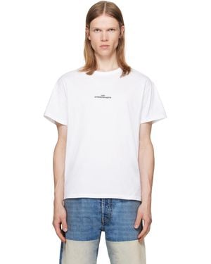 Maison Margiela Distorted Logo T-Shirt - White