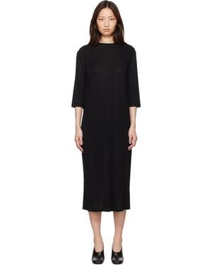 Studio Nicholson Milner Jersey Midi Dress - Black