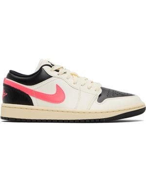 Nike Baskets Basses Air Jordan 1 Multicolores - Noir