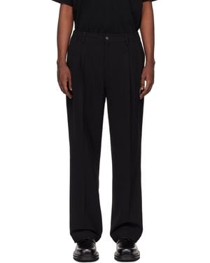 N. Hoolywood Patch Easy Trousers - Black