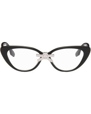 ShuShu/Tong Gemstone Bow Glasses - Black