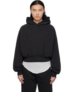 Entire studios Double Double Hoodie - Black