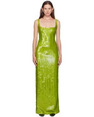 16Arlington グリーン Electra マキシドレス