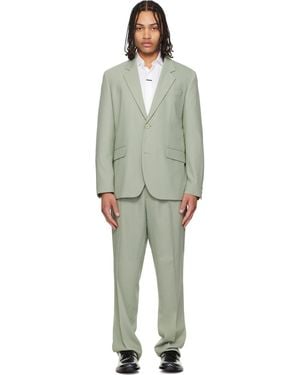 HUGO Two-Piece Modern-Fit Stretch Twill Suit - Black