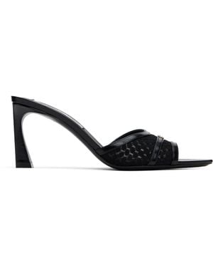Victoria Beckham ブラック B Buckle ヒールサンダル