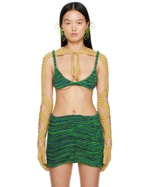 Isa Boulder Ssense限定 グリーン Wavy ブラレット