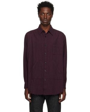Undercoverism Burgundy Check Shirt - Purple