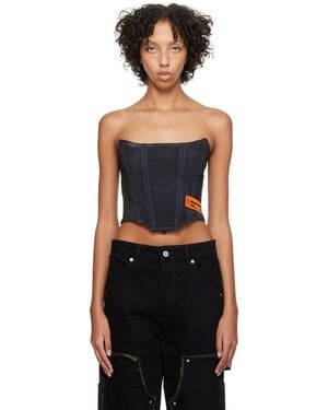 Heron Preston Washed Tank Top - Black