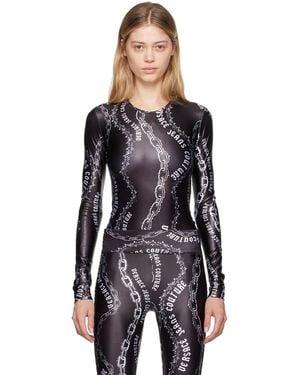Versace Jeans Couture Chain Couture Bodysuit - Black