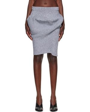 Issey Miyake Found Stone Midi Skirt - Grey