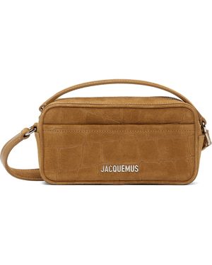 Jacquemus Tan La Croisière 'The Baneto' Bag - Black