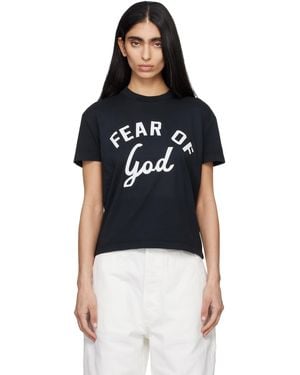 Fear Of God Varsity T-Shirt - Black